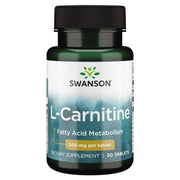 SWANSON L-karnitīns 500 mg – 30 tabletes