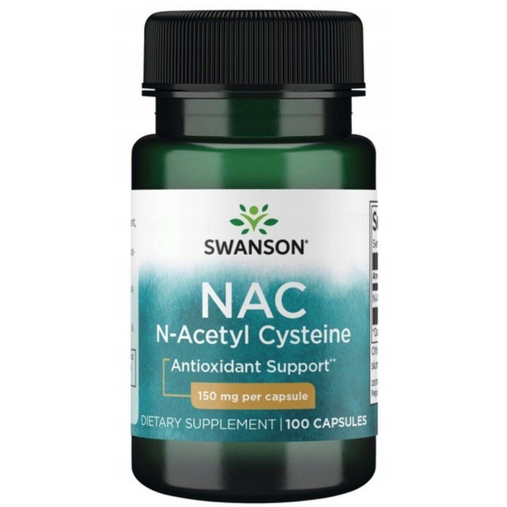 SWANSON NAC (N-acetilcisteīns) 150 mg – 100 kapsulas