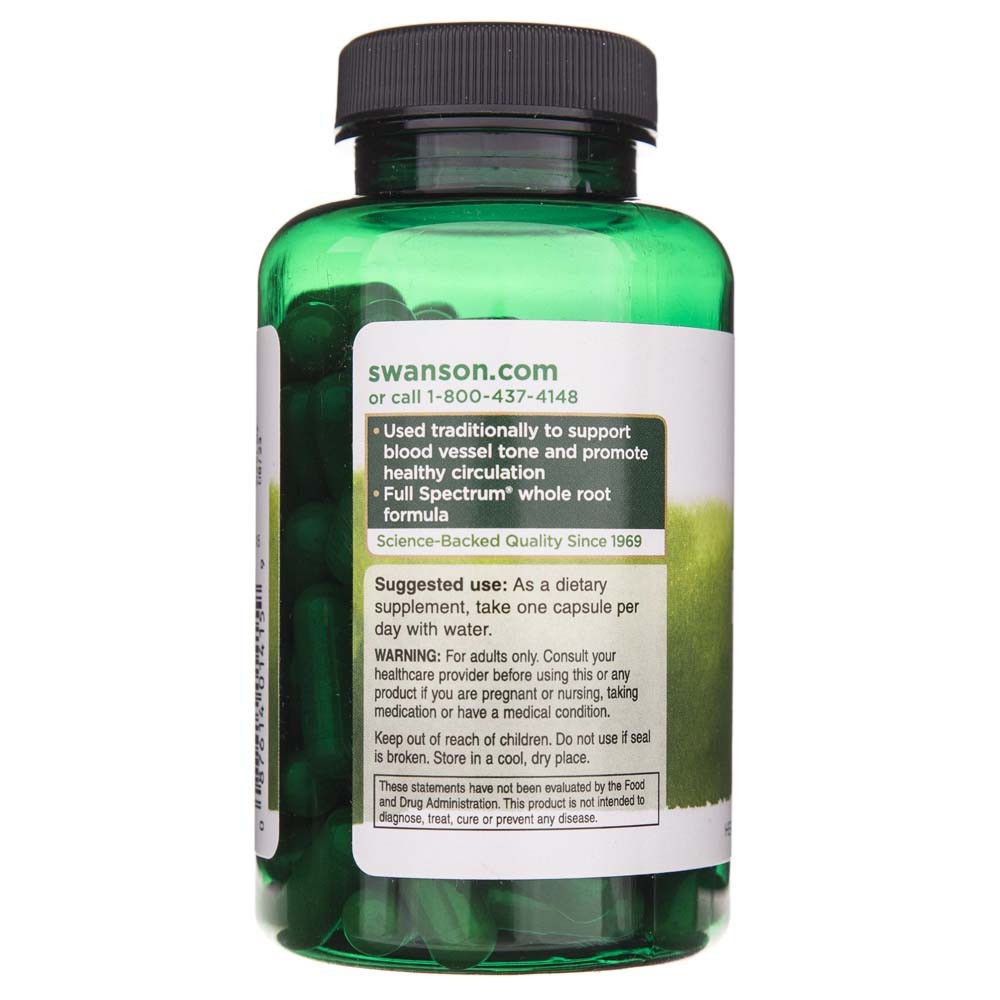 SWANSON Butcher's Broom (dzeloņainā kazroze) 470 mg – 100 kapsulas