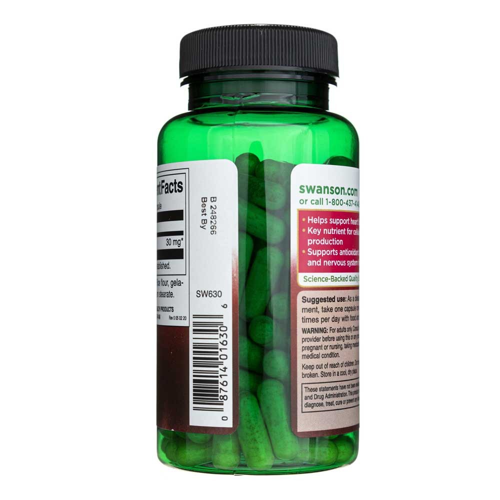 SWANSON Koferments Q10 30 mg – 120 kapsulas
