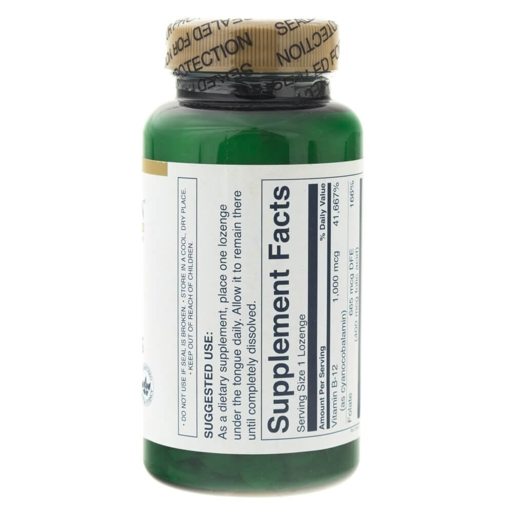 SWANSON vitamīns B12 500 mcg, zemeņu garša – 250 pastilas
