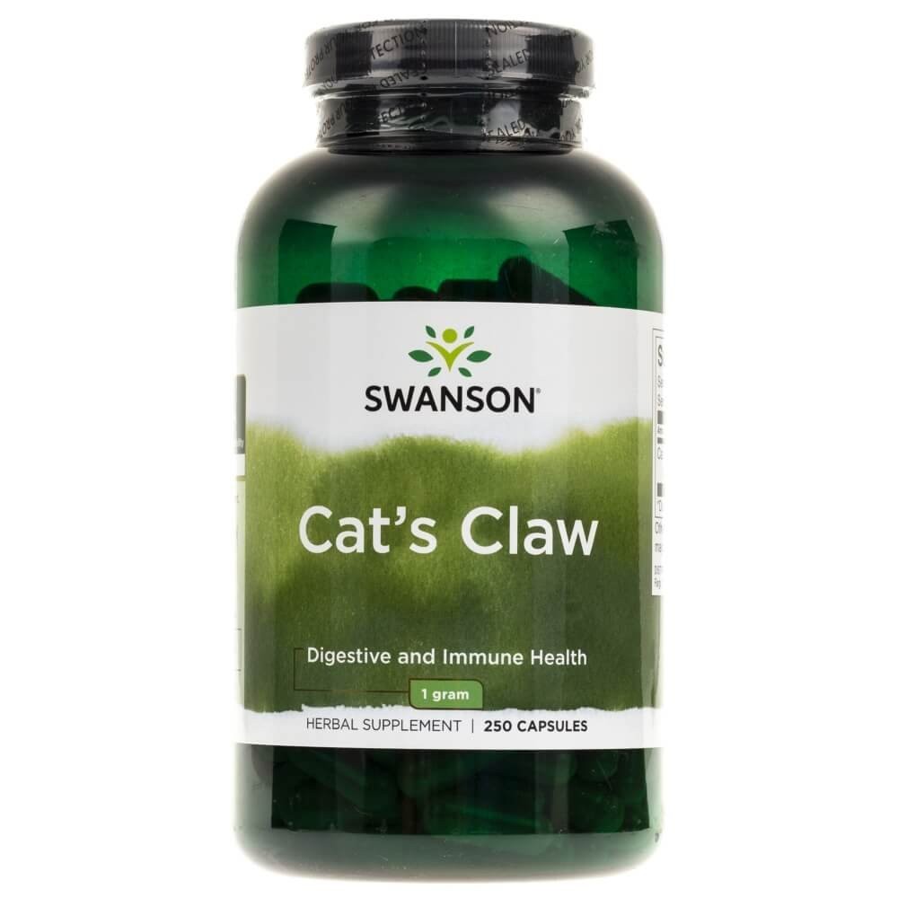 SWANSON kaķa nags 500 mg – 250 kapsulas