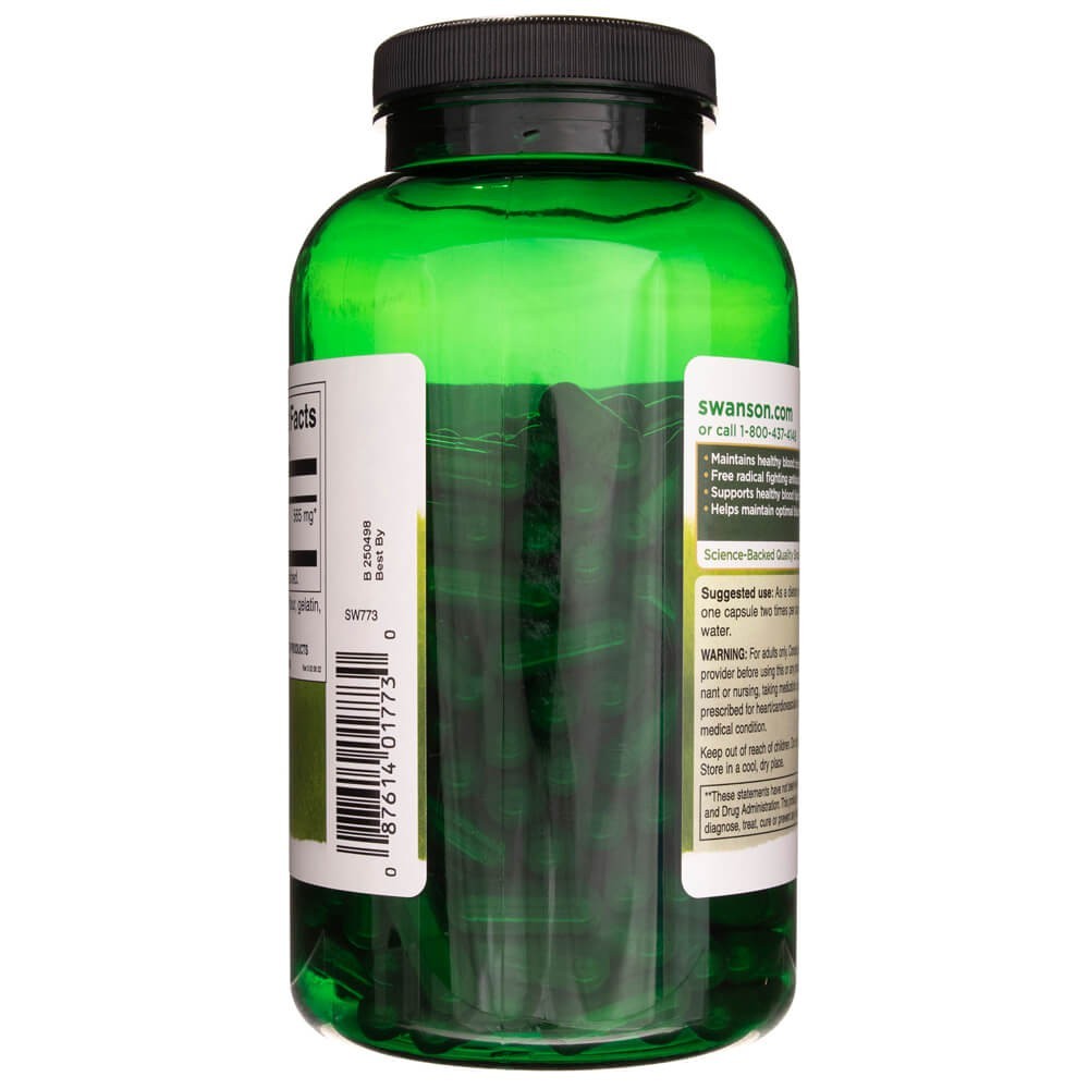 SWANSON vilkābeles ogas 565 mg – 250 kapsulas