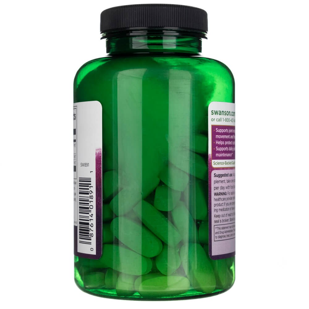 SWANSON glikozamīns, hondroitīns un MSM 500 mg – 120 tabletes