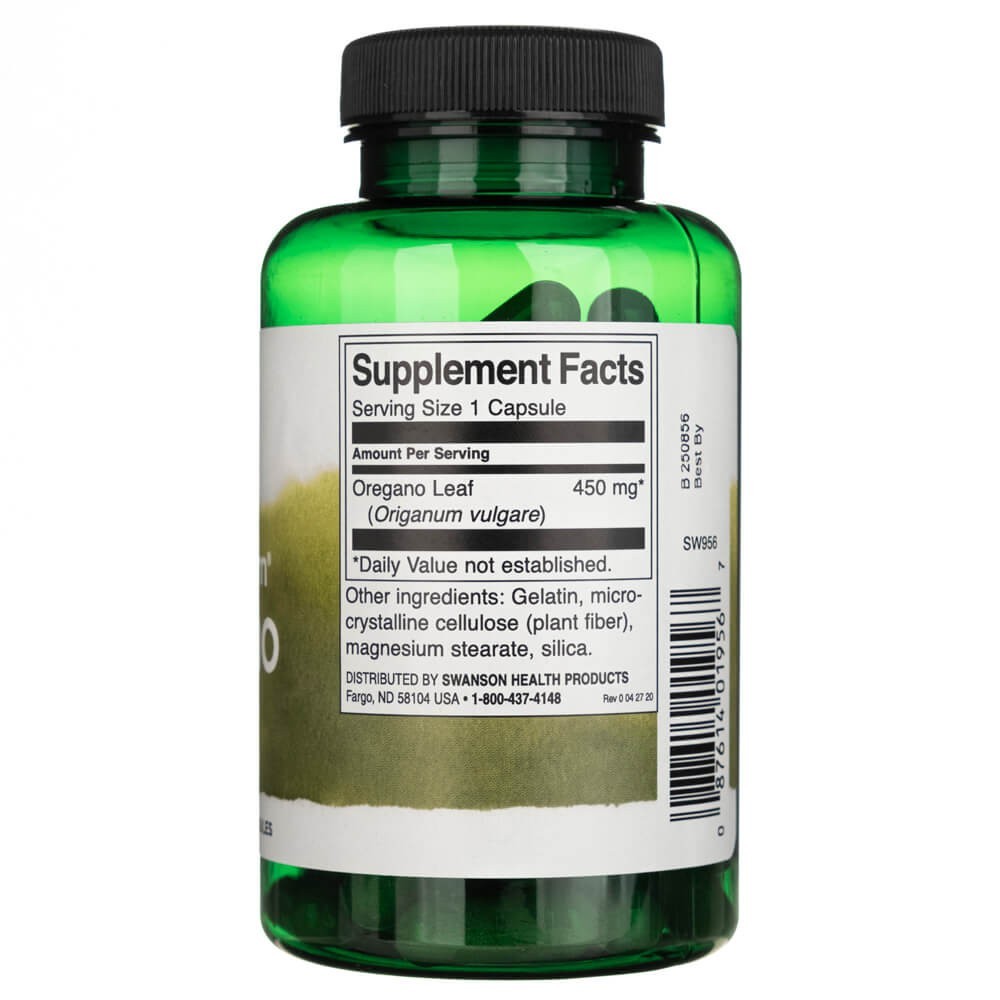SWANSON Origanum 450 mg – 90 kapsulas