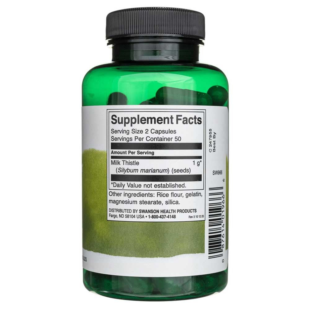 SWANSON margainis 500 mg – 100 kapsulas
