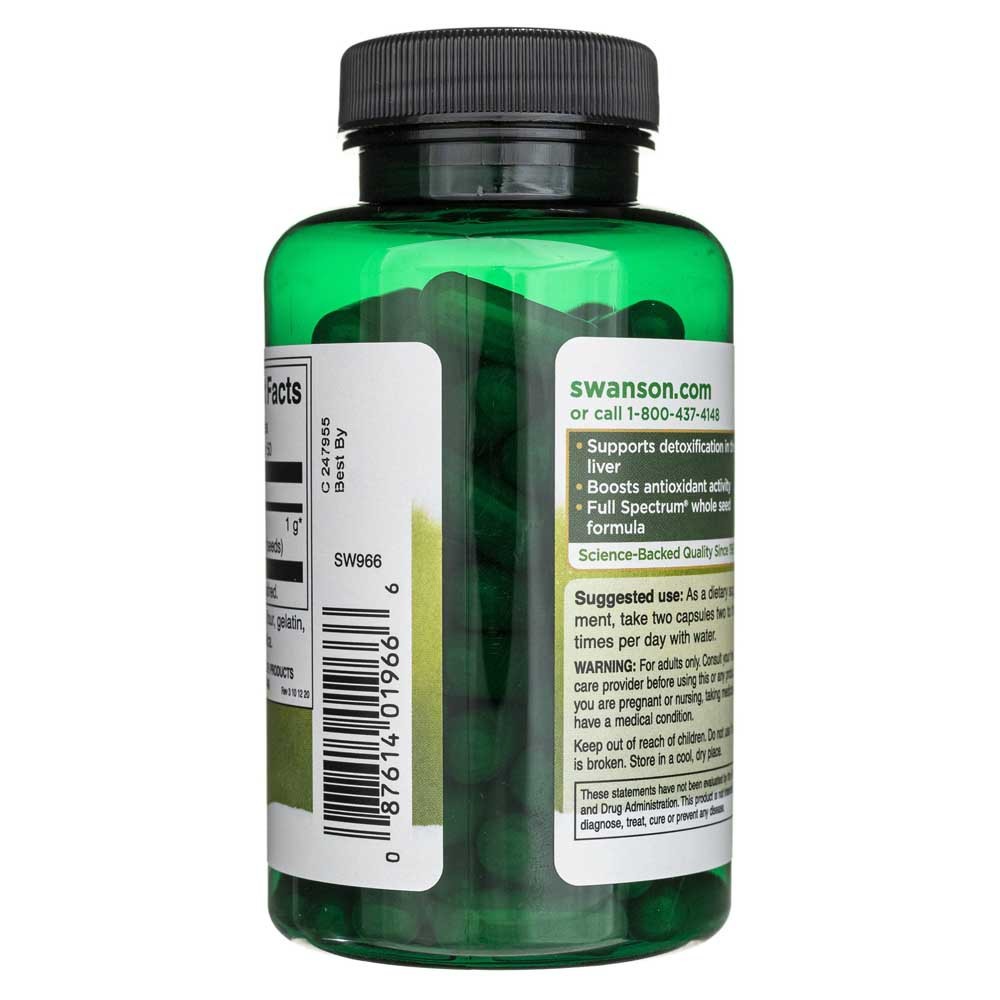 SWANSON margainis 500 mg – 100 kapsulas
