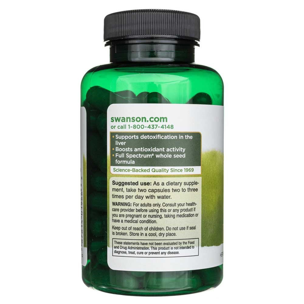 SWANSON margainis 500 mg – 100 kapsulas