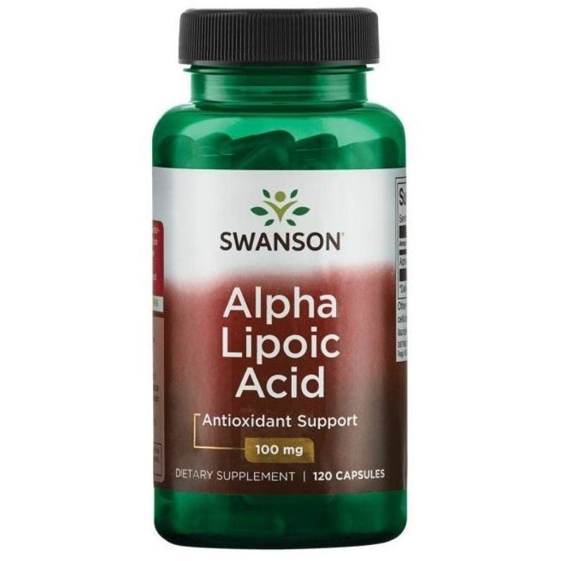 SWANSON alfa lipoiskābe (ALA) 100 mg – 120 kapsulas