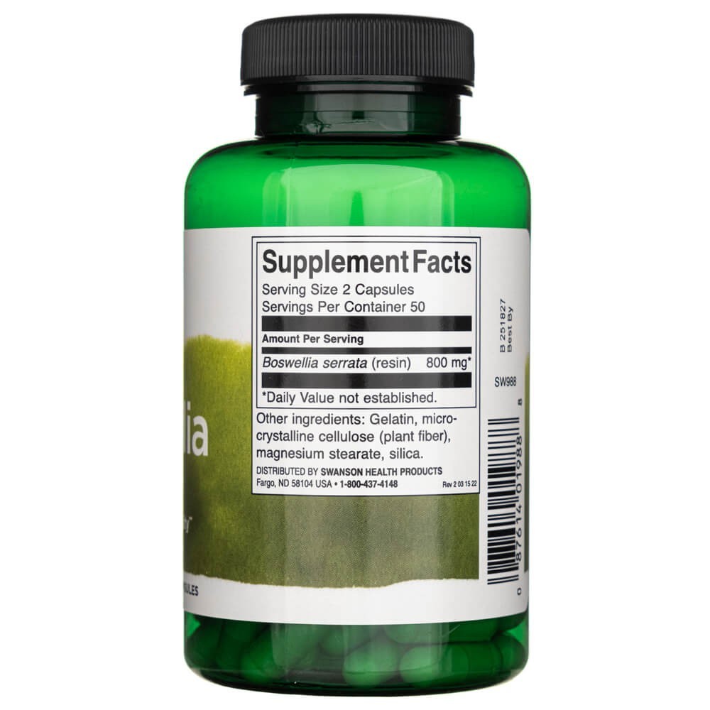 SWANSON Boswellia 400 mg - 100 kapsulas
