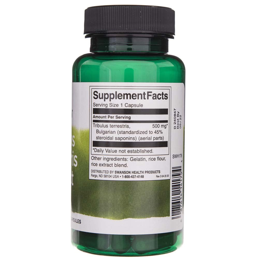 SWANSON Tribulus Terrestris 500 mg – 60 kapsulas