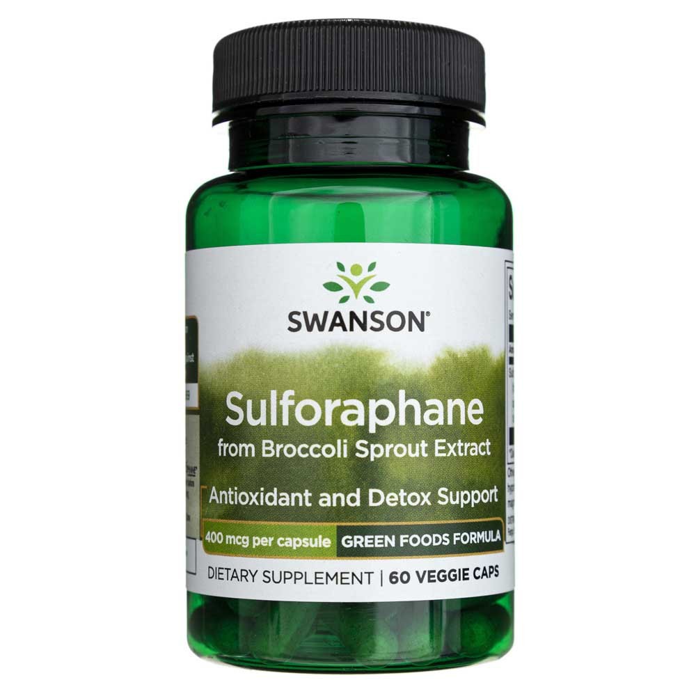 SWANSON brokoļu sulforafāns 400 mcg – 60 kapsulas