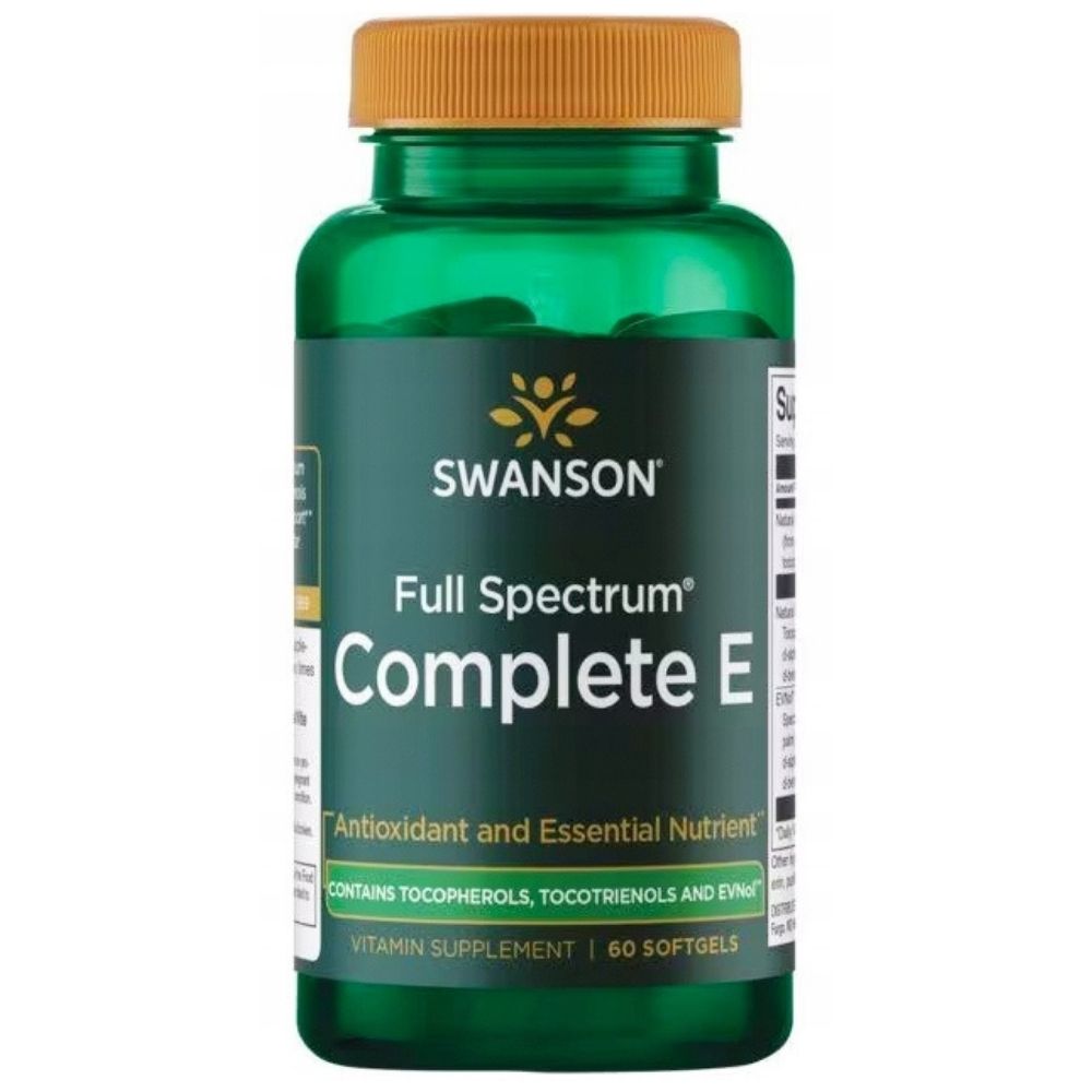 SWANSON Full Spectrum E ar tokotrienoliem – 60 kapsulas