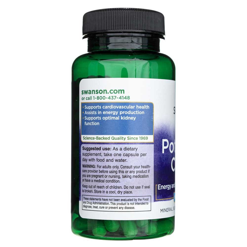 SWANSON kālija citrāts 99 mg – 120 kapsulas