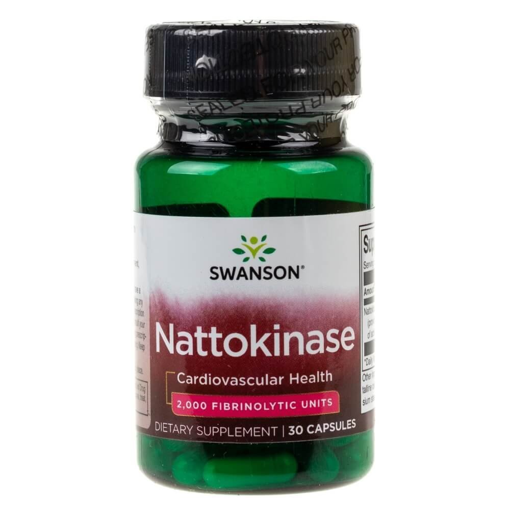 SWANSON natokināze 100 mg – 30 kapsulas