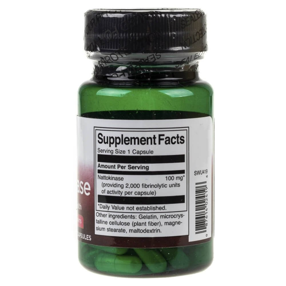 SWANSON natokināze 100 mg – 30 kapsulas