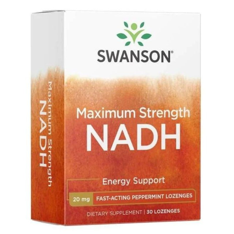 SWANSON maksimālā stipruma NADH 20 mg – 30 sūkājamās tabletes