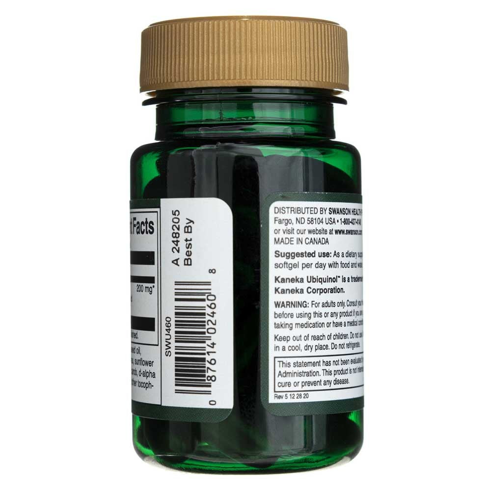SWANSON ubihinols 200 mg – 30 kapsulas