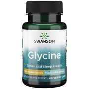 SWANSON AjiPure glicīns 500 mg – 60 kapsulas
