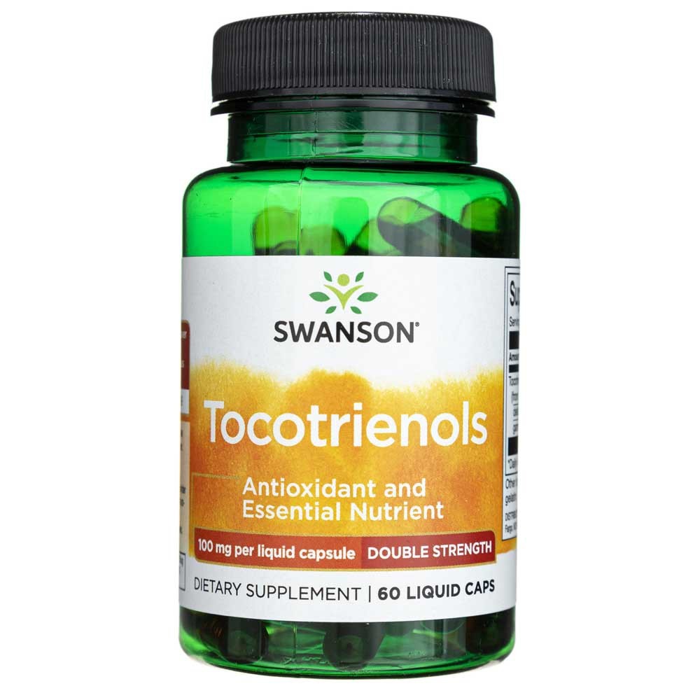 SWANSON tokotrienoli, divkāršs stiprums 100 mg – 60 kapsulas
