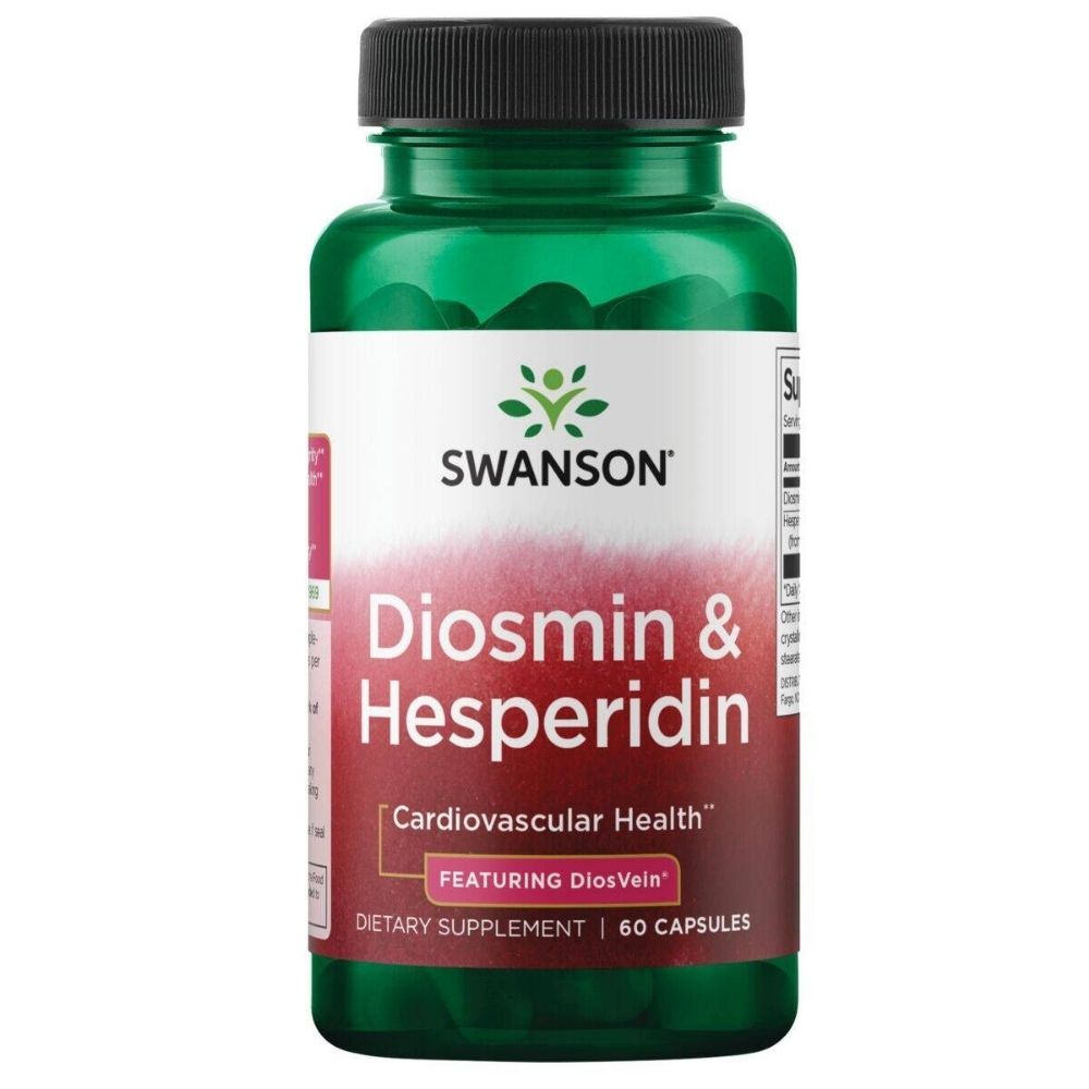 SWANSON diosmīns un hesperidīns (DiosVein) – 60 kapsulas