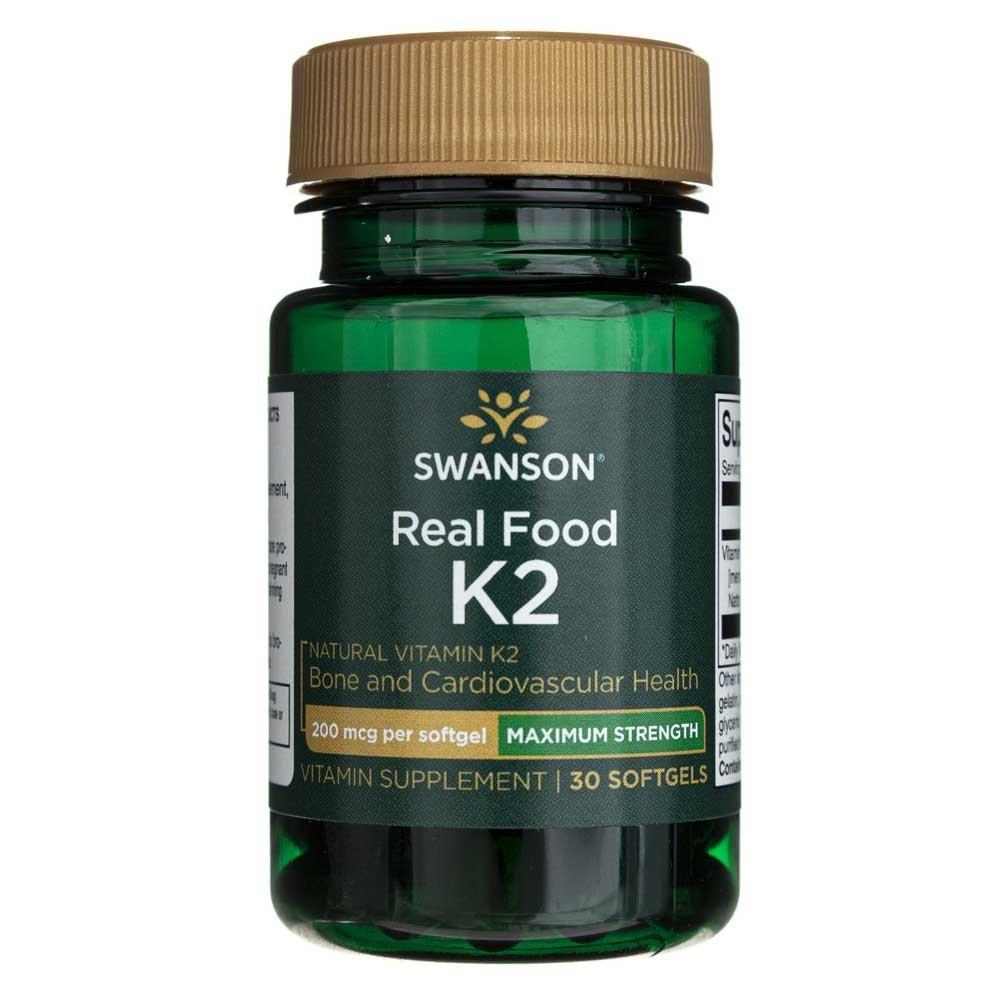 SWANSON vitamīns K2 200 mkg – 30 kapsulas