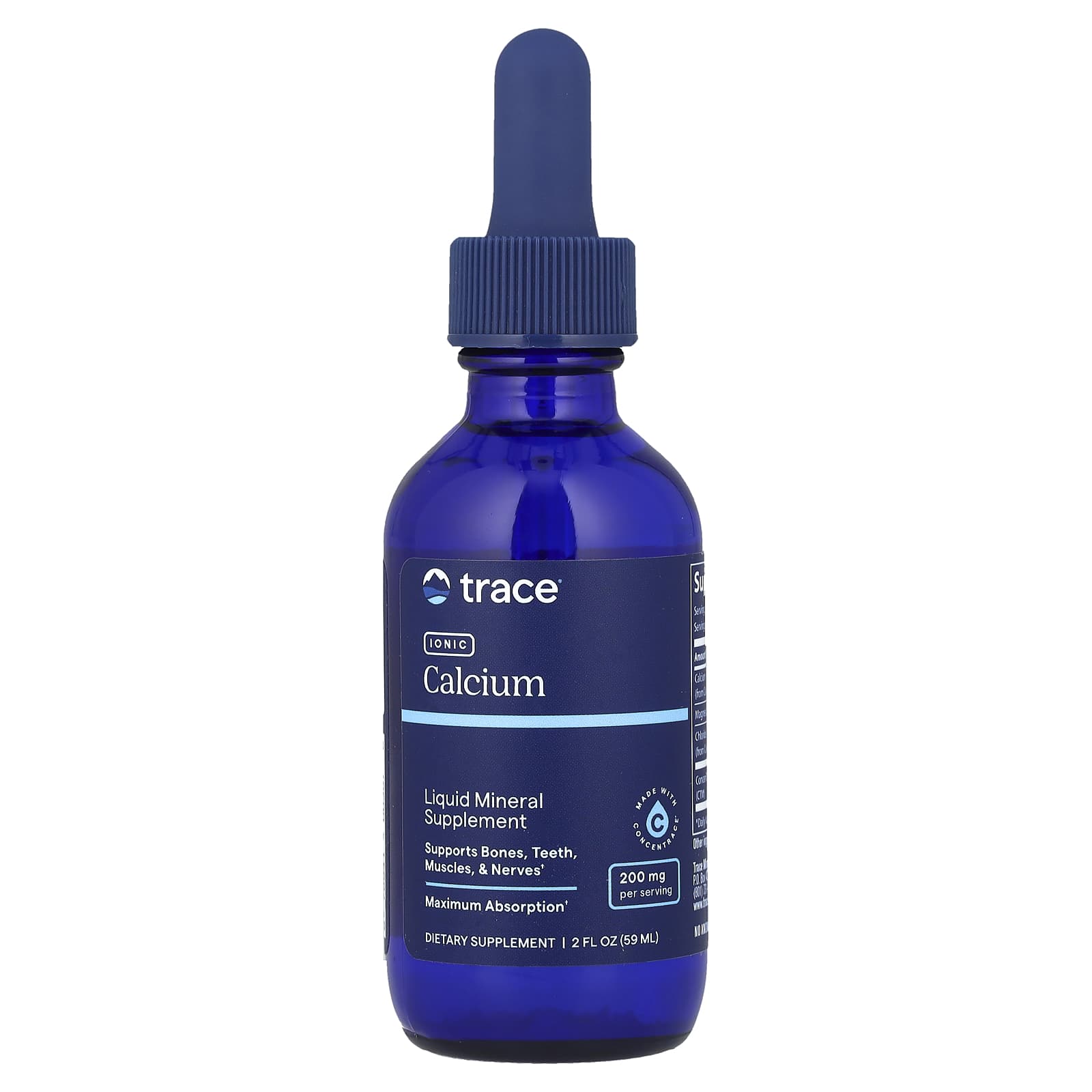 TRACE MINERALS jonu kalcijs - 59 ml