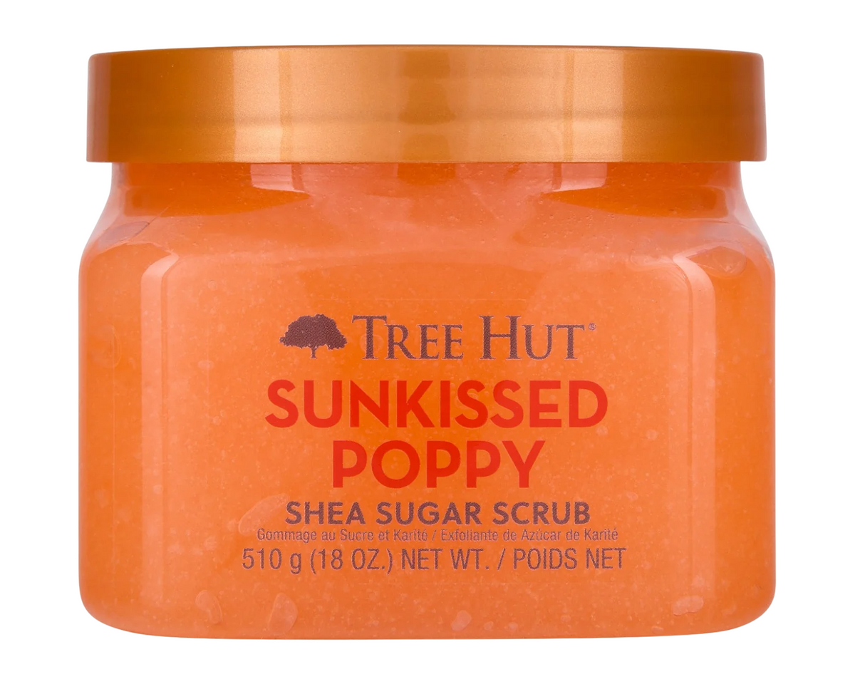 Tree Hut, Sunkissed Poppy šveičiamasis kūno šveitiklis, 540 g