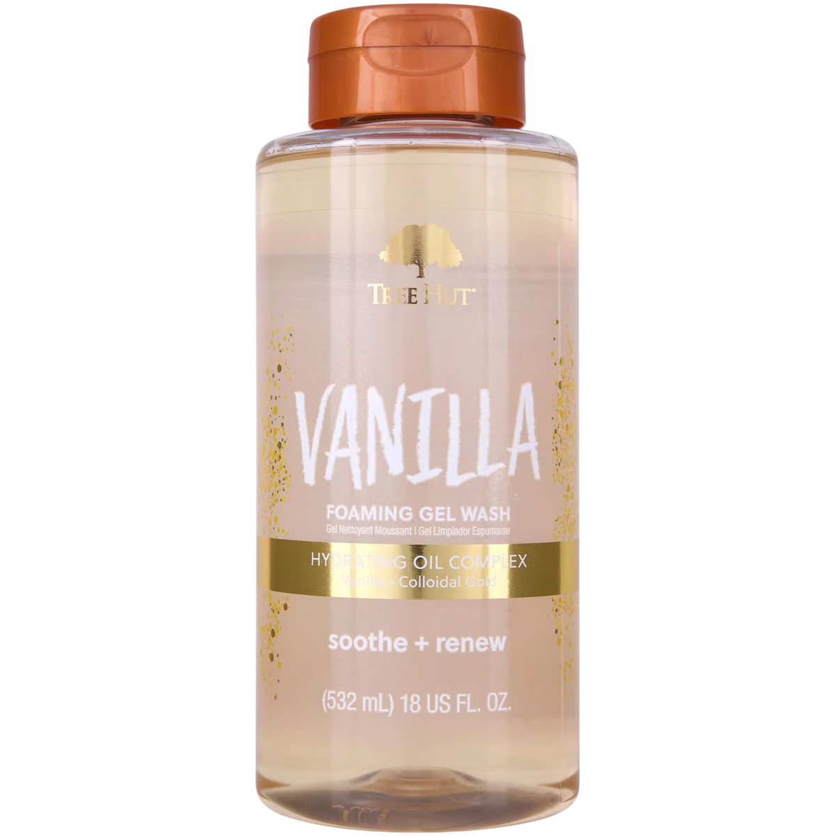 Tree Hut vanilės drėkinamasis dušo želė visiems odos tipams, 532 ml