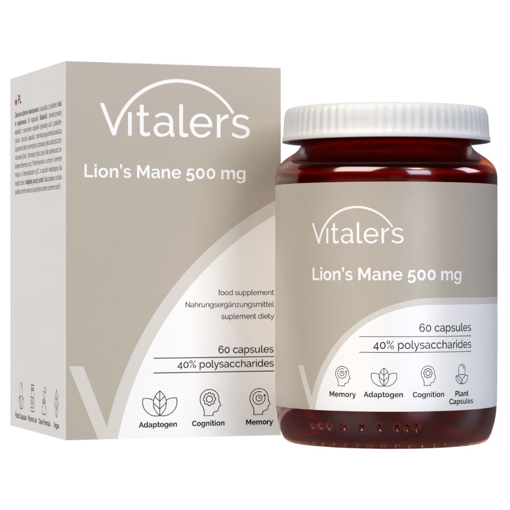 Vitaler's Lauvas krēpes 500 mg - 60 kapsulas